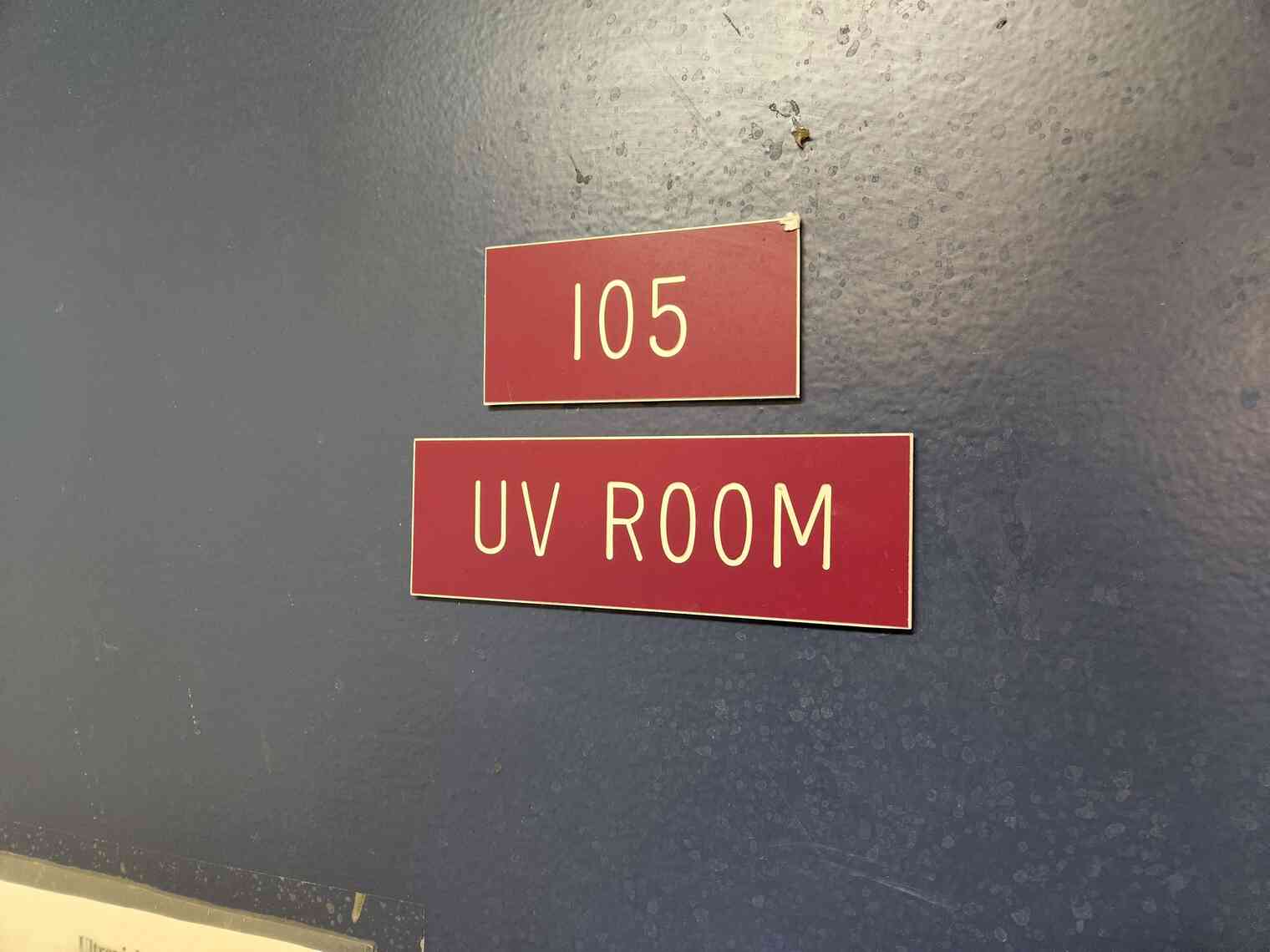 UV Room Door
