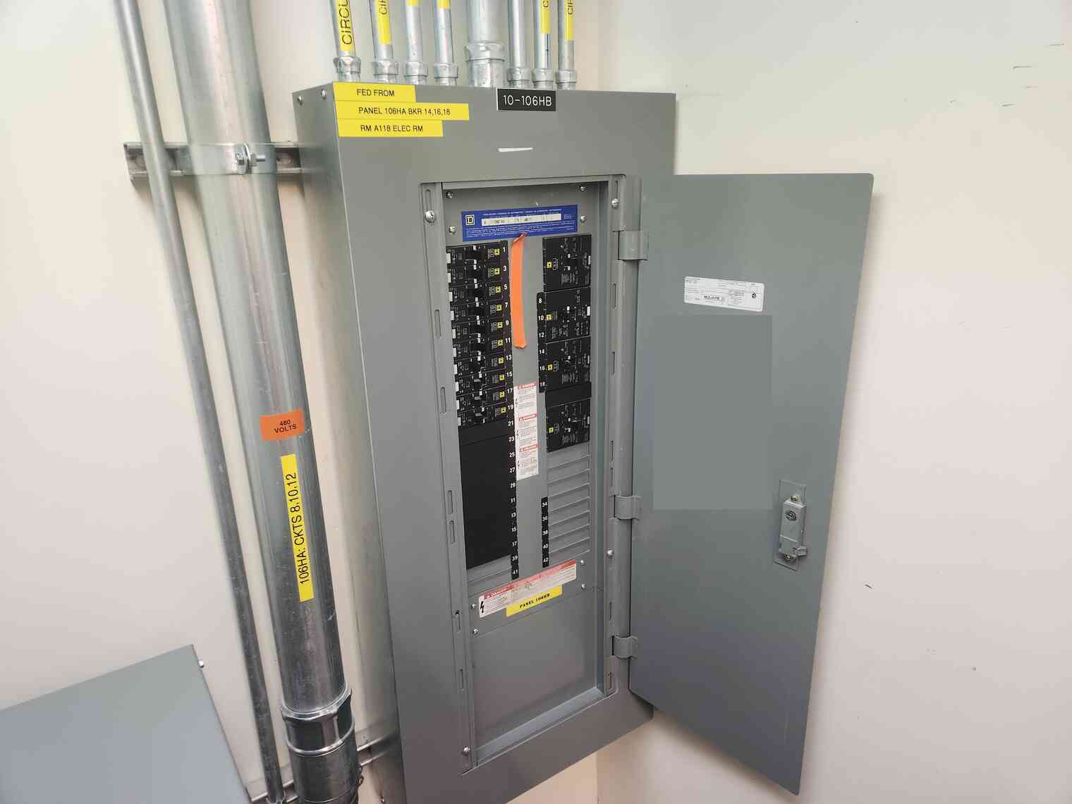 Electrical Room 480 volt Load Panel 01